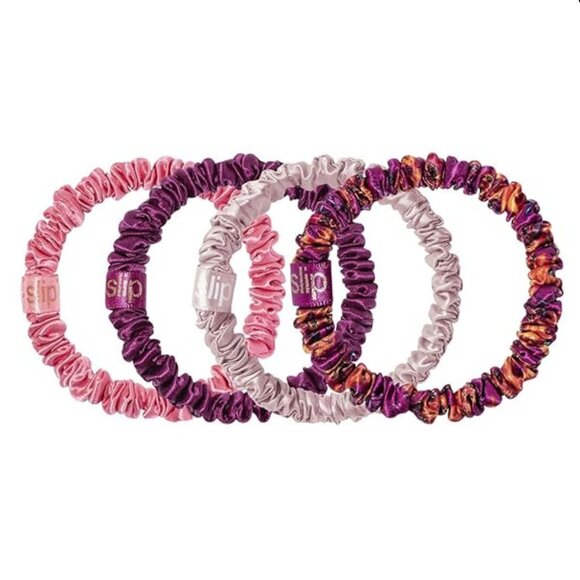 slip Moonflower Nights Scrunchie Holiday Ornament, 4x Scrunchie Pack - Picture 4 of 14